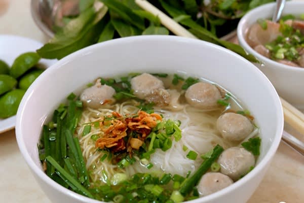 cách nấu hủ tiếu bò viên